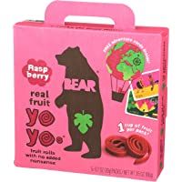 Los mejores  - Oso - YoYos Real Fruit Rolls Frambuesa - 5Paquete (s)